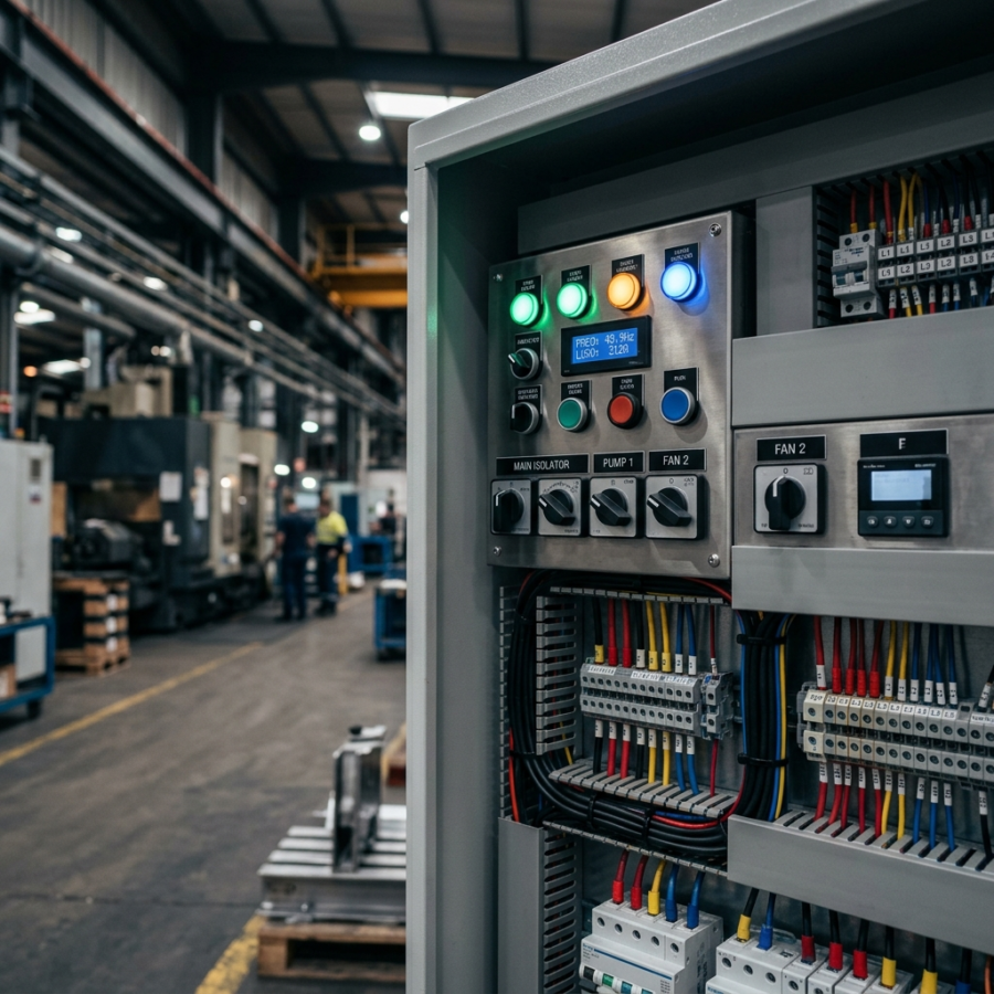 Industrial electrical panels manufactured by Yashi Electricals