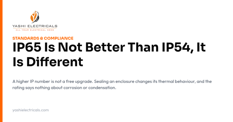 IP65 Is Not Better Than IP54, It Is Different