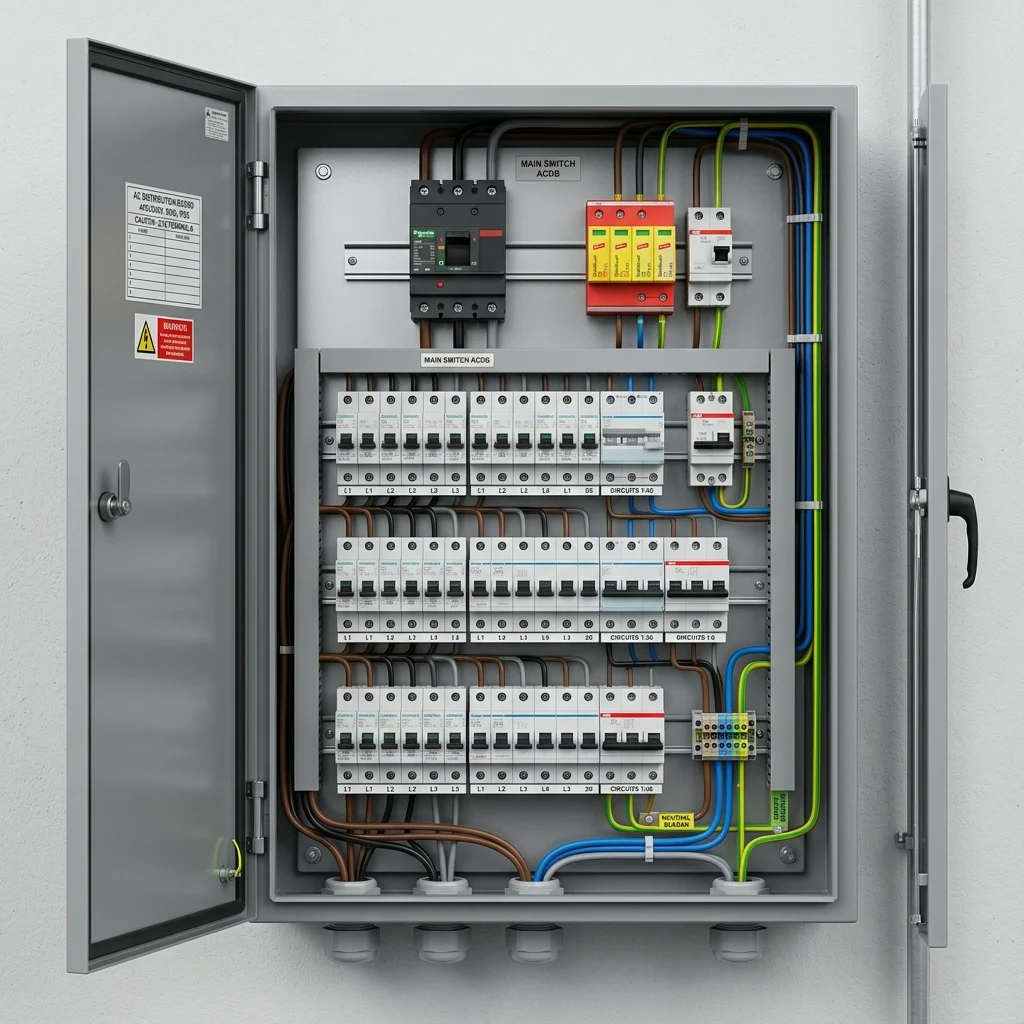 Solar ACDB Panel manufactured by Yashi Electricals